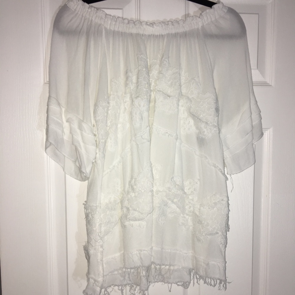 Off the shoulder shirt